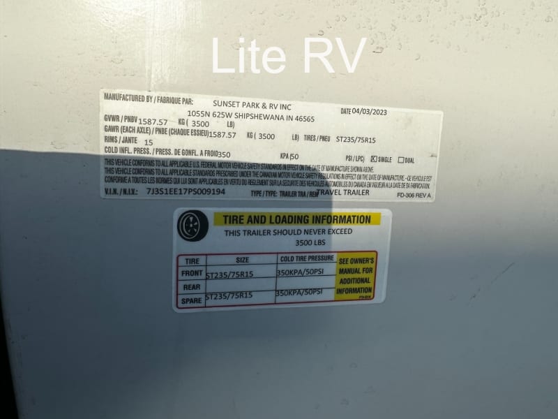 Sunset Park RV Volt 1500 2023 price $29,999