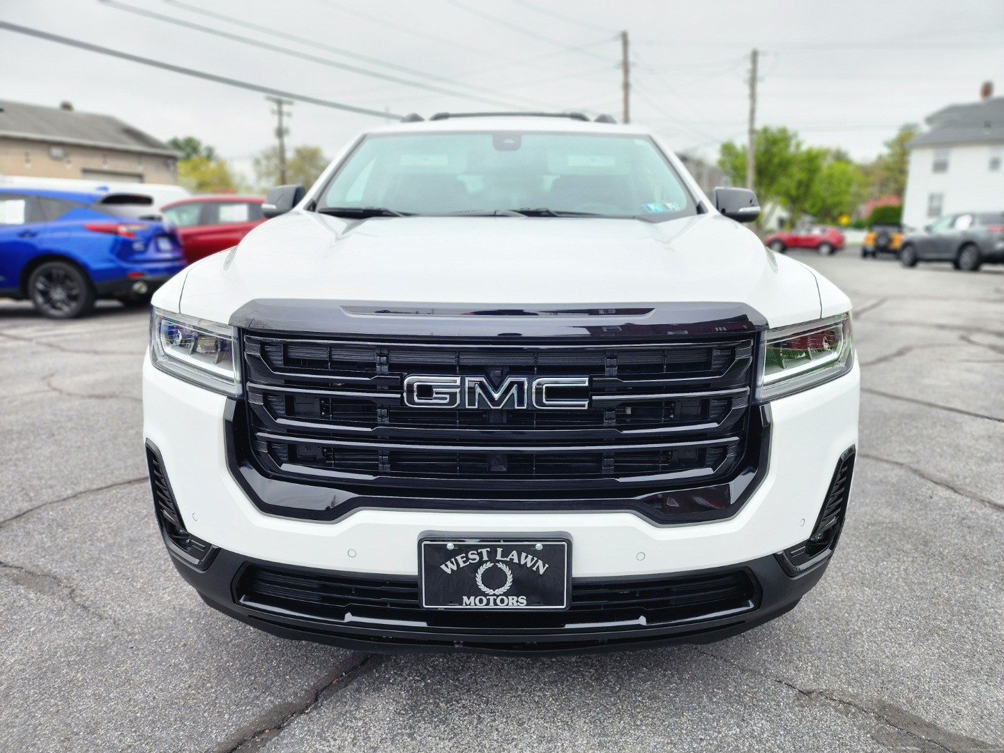 Used 2021 GMC Acadia SLT with VIN 1GKKNULS5MZ178880 for sale in West Lawn, PA