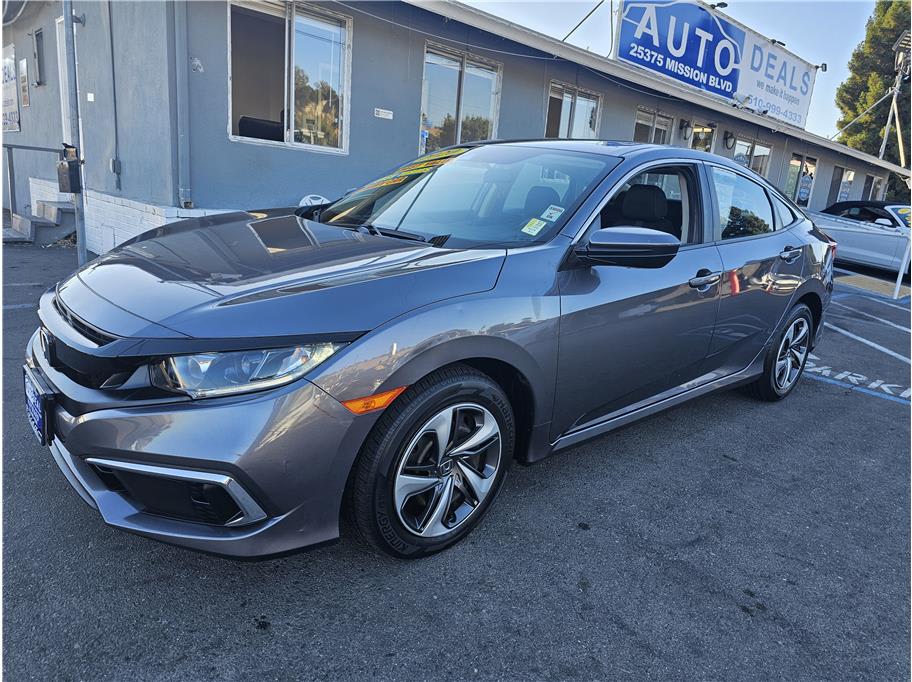 Used 2020 Honda Civic LX with VIN 19XFC2F68LE201259 for sale in Hayward, CA