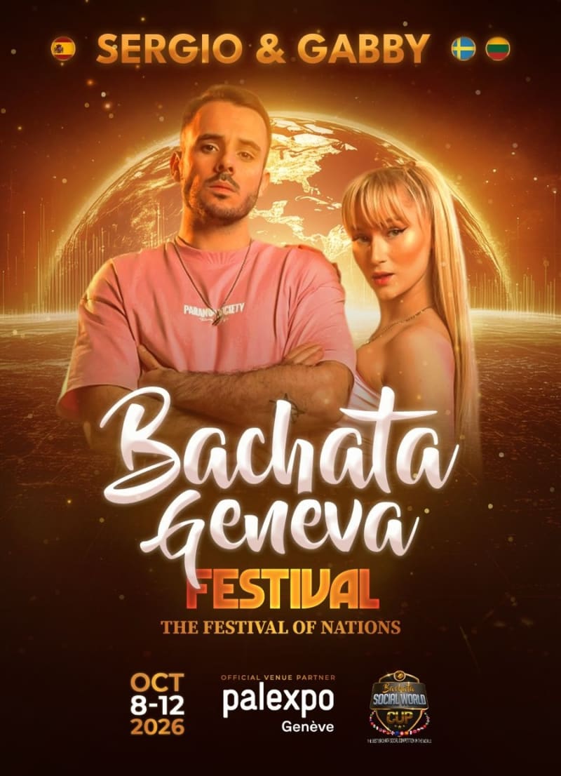Bachata Geneva Festival flyer