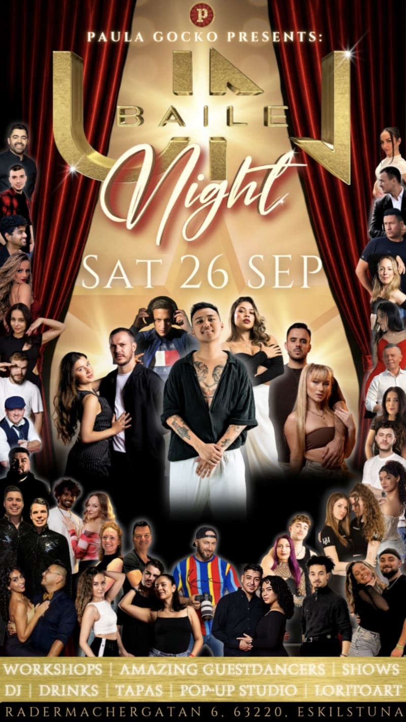 UN Baile Sweden flyer
