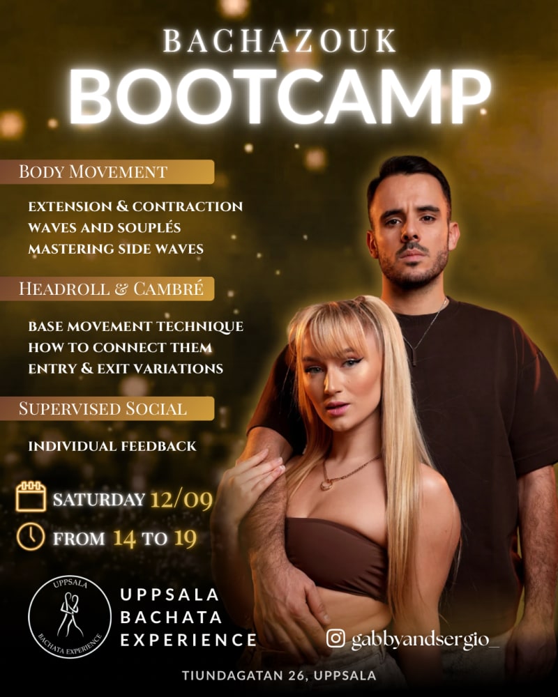 Bachazouk Bootcamp Uppsala flyer