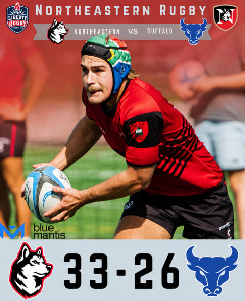 Men's Score Card: Northeastern 33, Buffalo 26