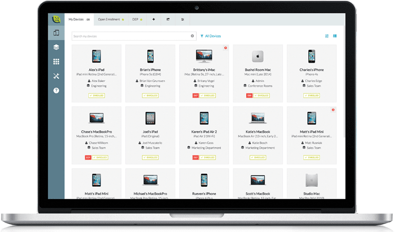 Apple device management using Bushel
