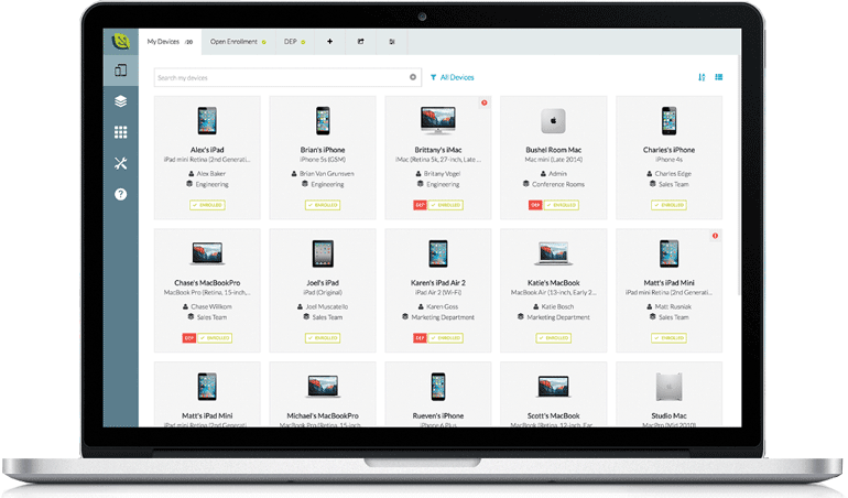 Apple device management using Bushel
