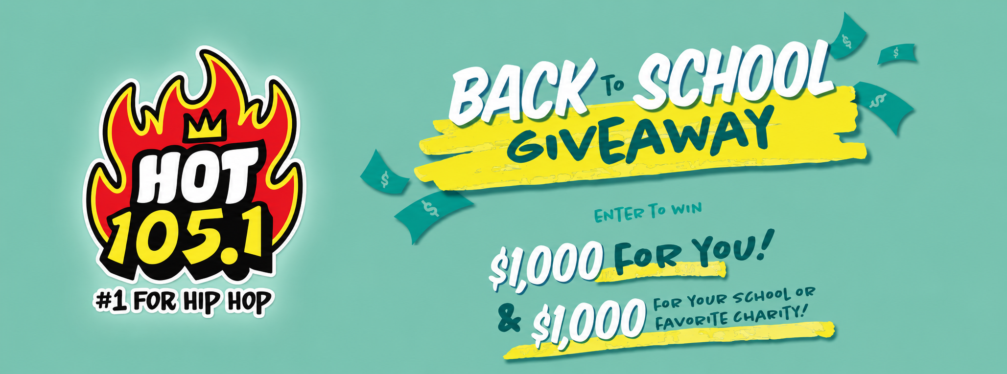 Hot 105.1 Back to School Giveaway