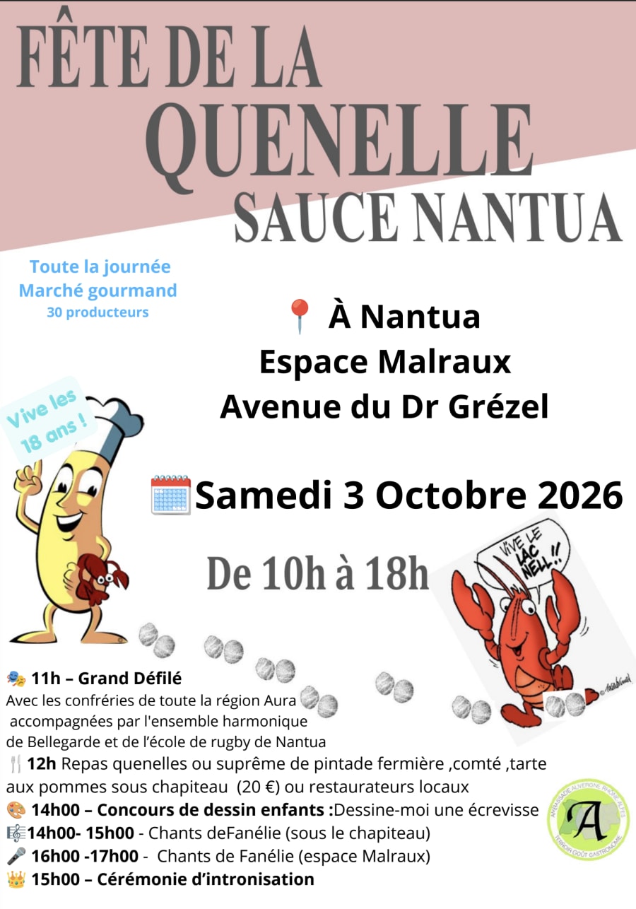 Fête de la Quenelle sauce Nantua