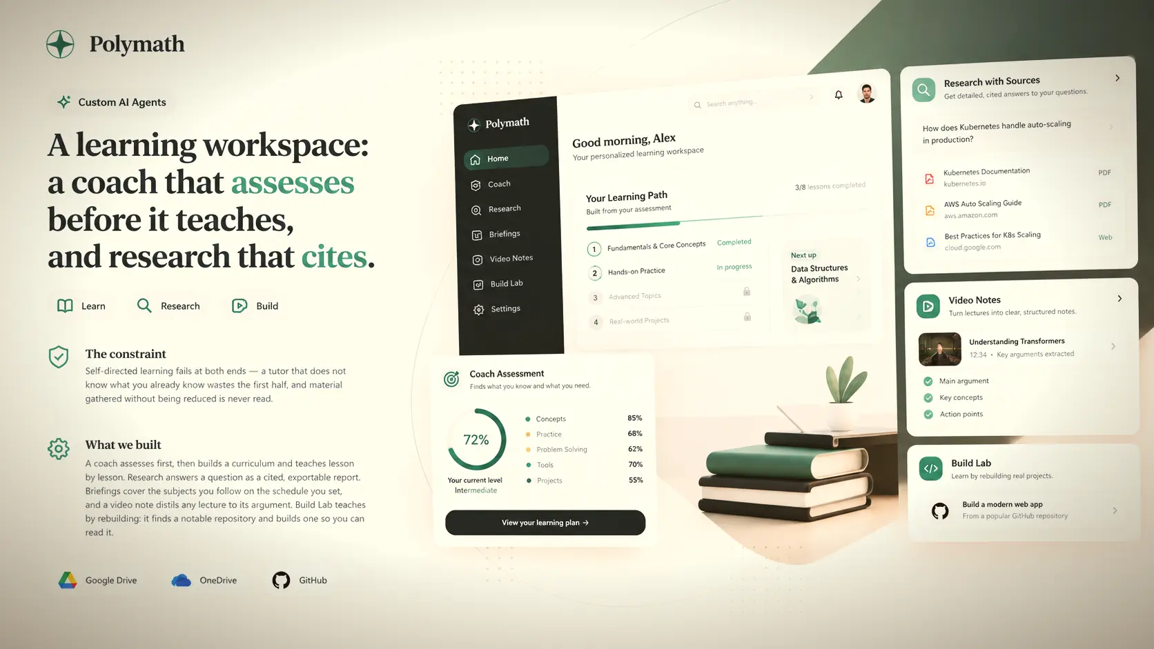 Polymath Learning Workspace