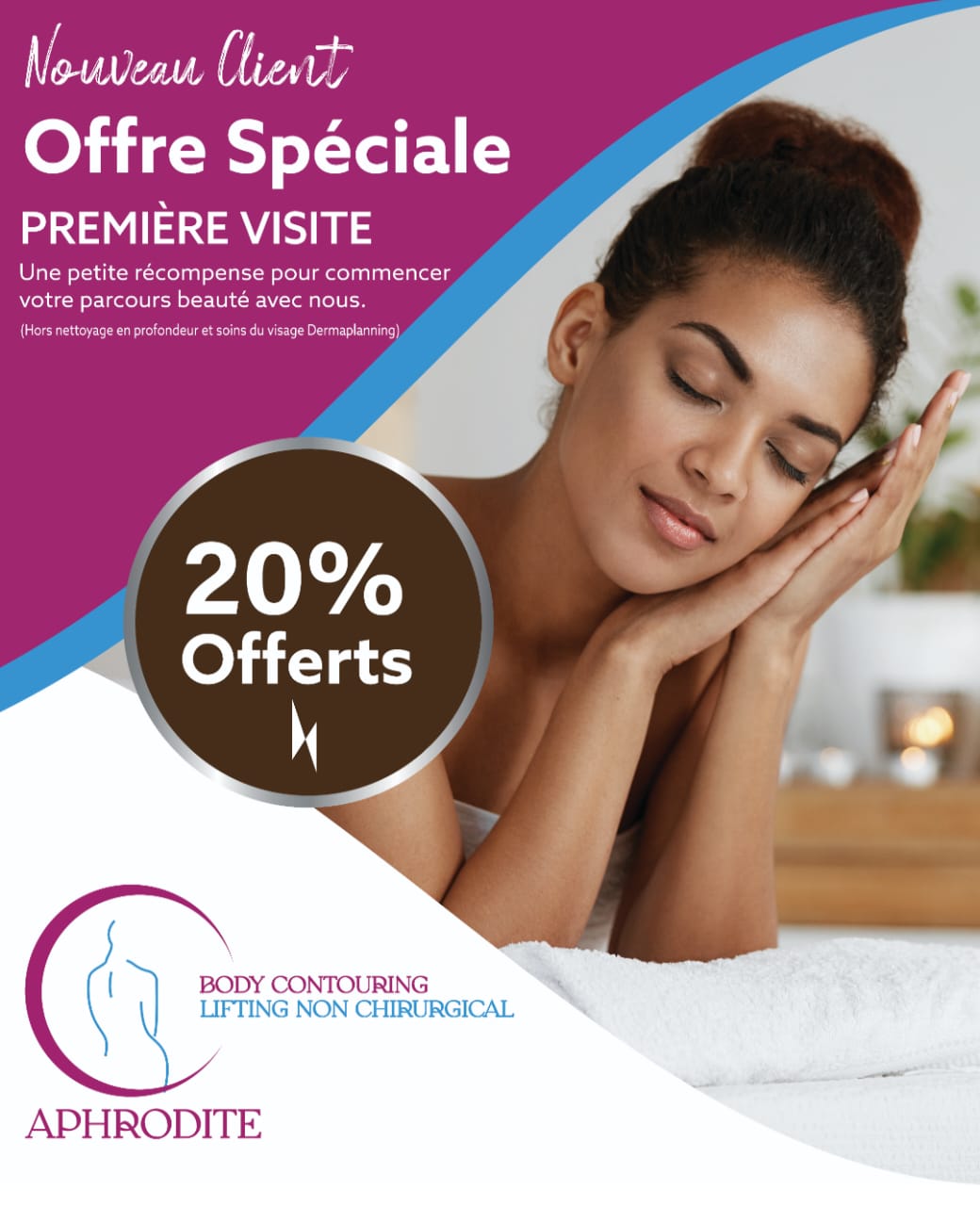 Nouveau client : 20% offerts sur votre 1ère visite