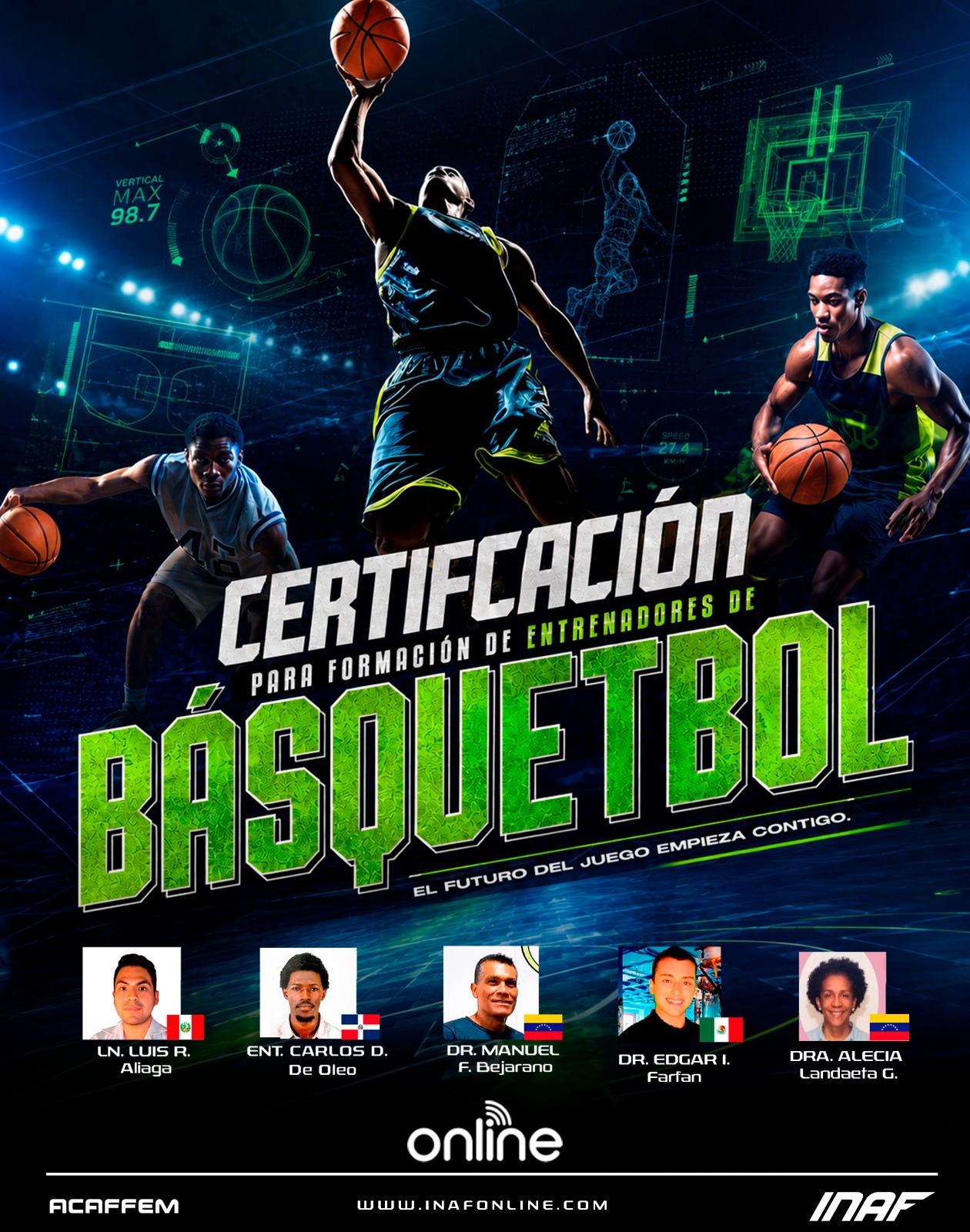 2DA CERT. PARA FORMACIÓN DE ENTRENADORES DE BASQUETBOL