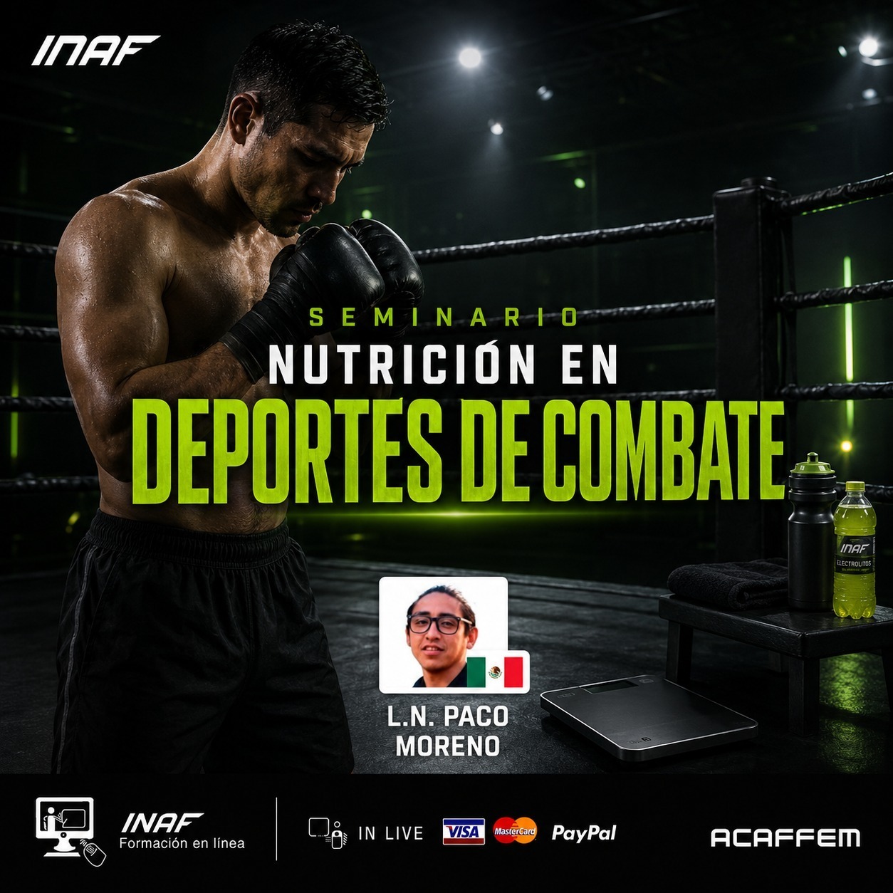 NUTRICION EN DEPORTES DE COMBATE B 2026