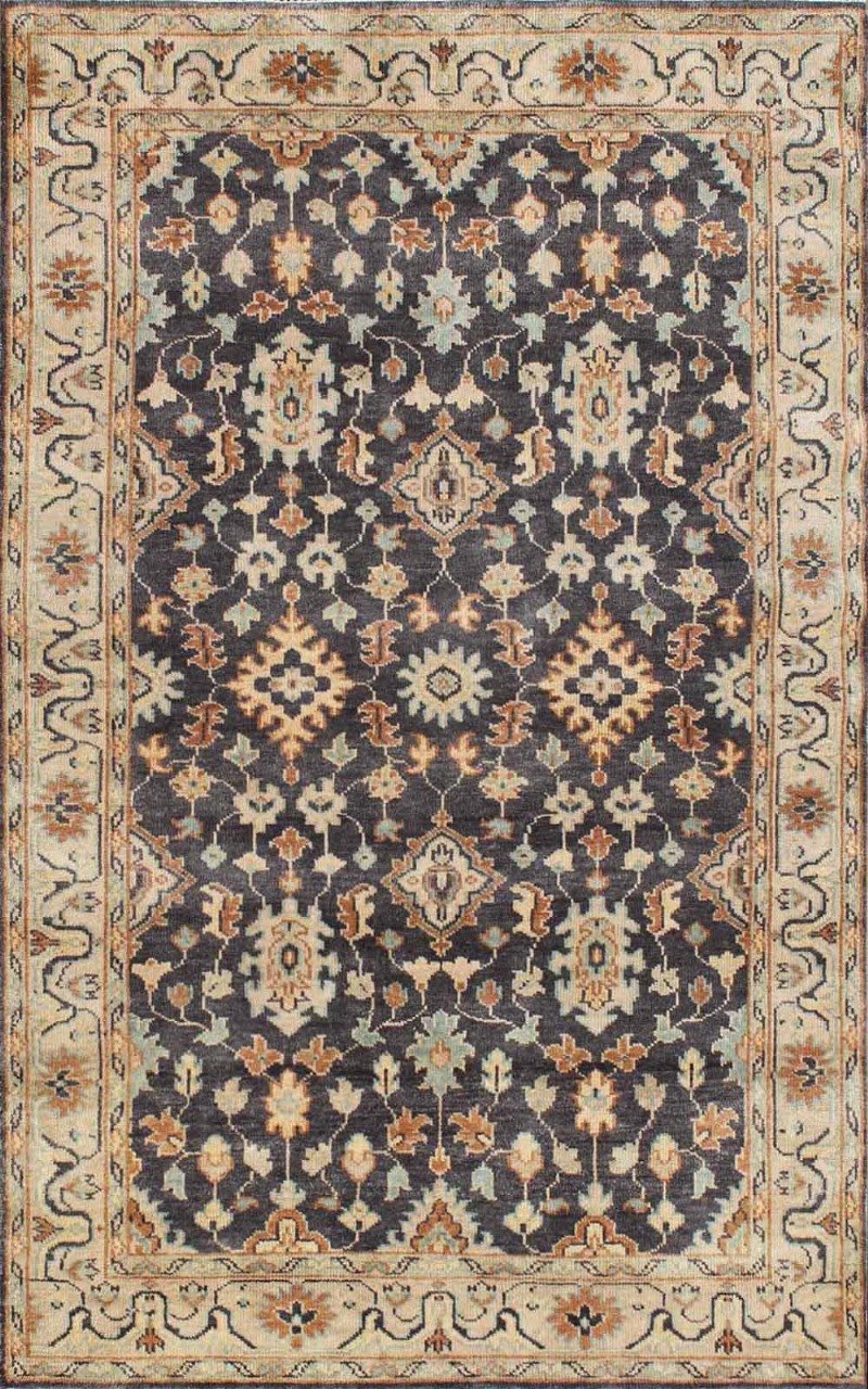 RKPK-466 — Persian-Knotted rug, handmade in Bhadohi