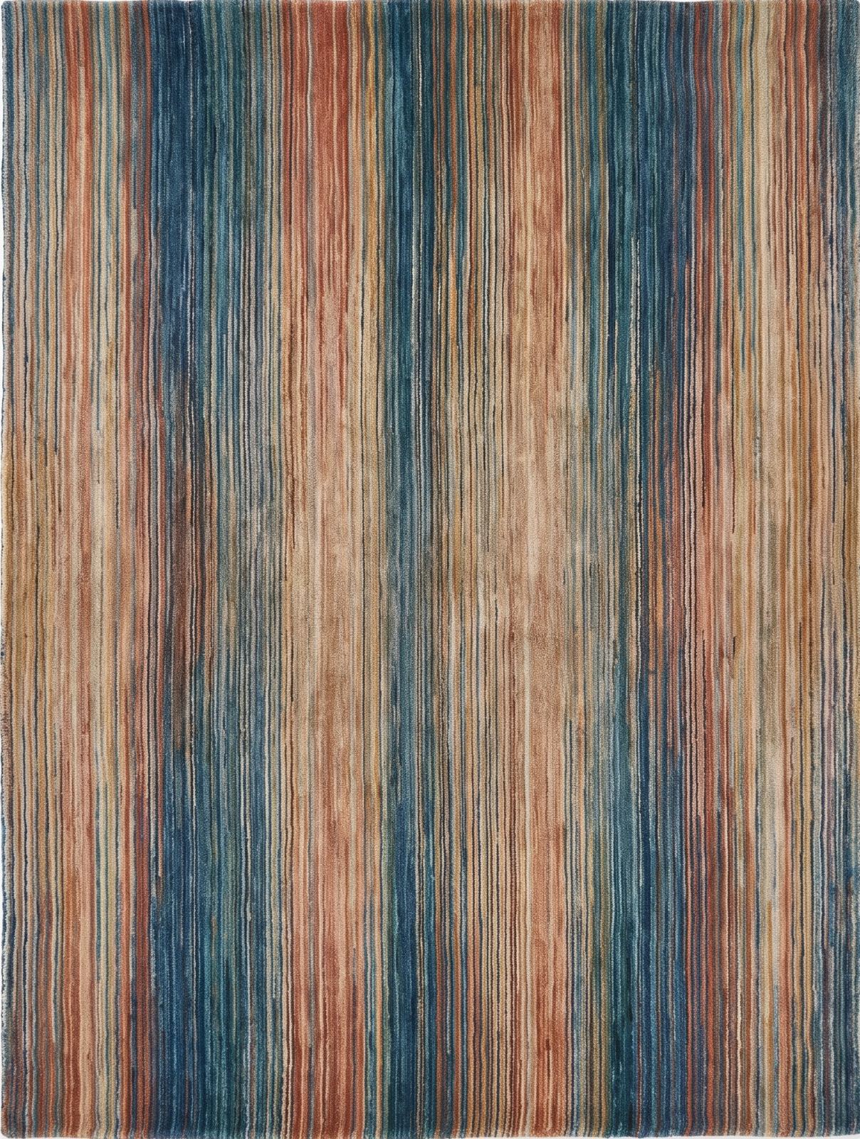 RKTK-823 — Tibetan-Knotted rug, handmade in Bhadohi