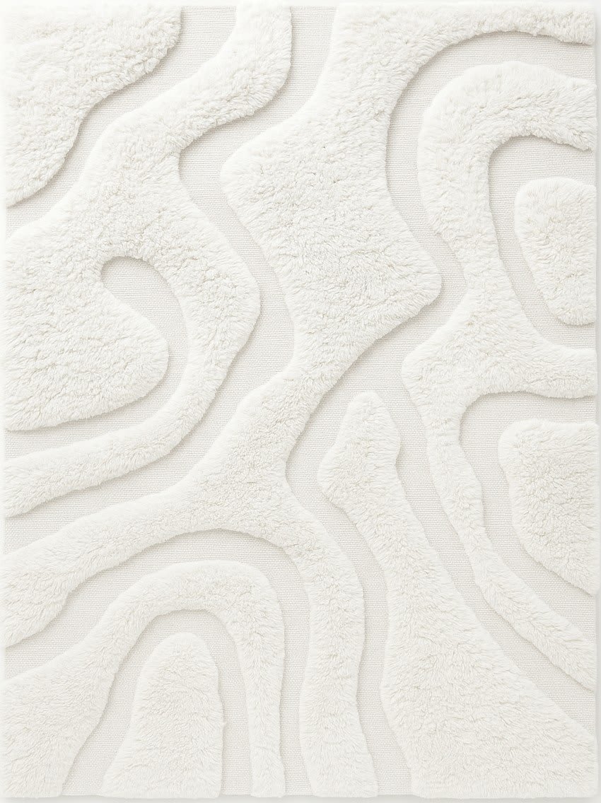 RKTT-115 — Table-Tuft rug, handmade in Bhadohi