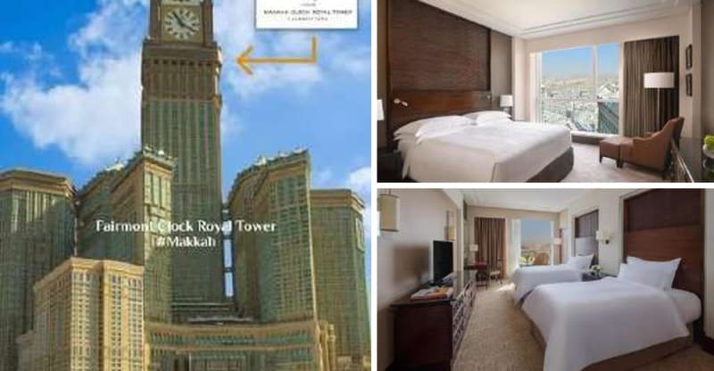 Fairmont Clock Royal Tower Makkah - hotel paket umroh Elharamain Wisata