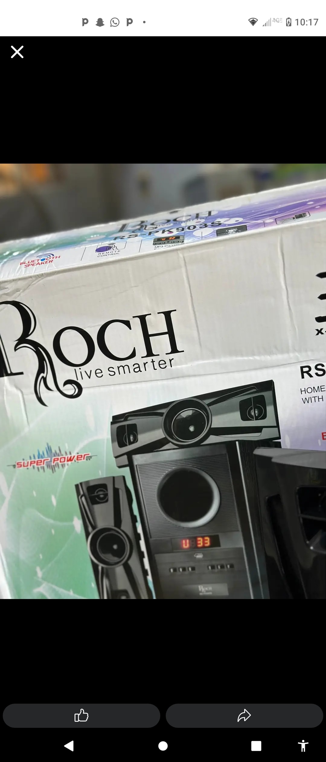Chaîne stéréo Bosch live smarter - Système audio puissant