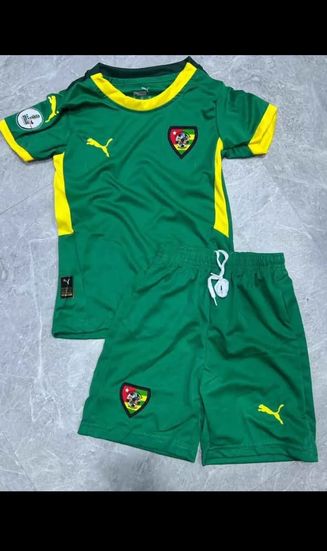 Ensemble maillot + short Puma Cameroun - Garçon