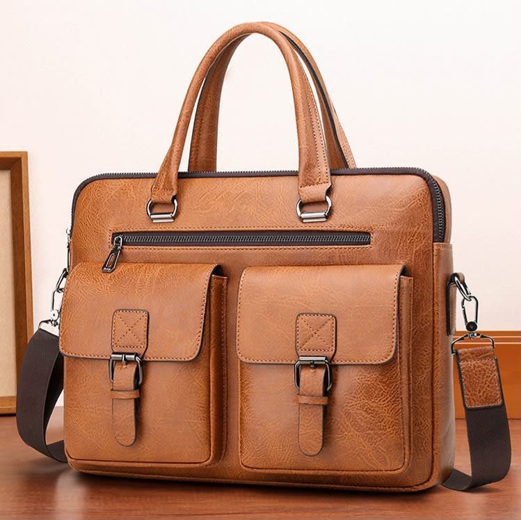 Sacoche cuir homme marron - Sac à main élégant