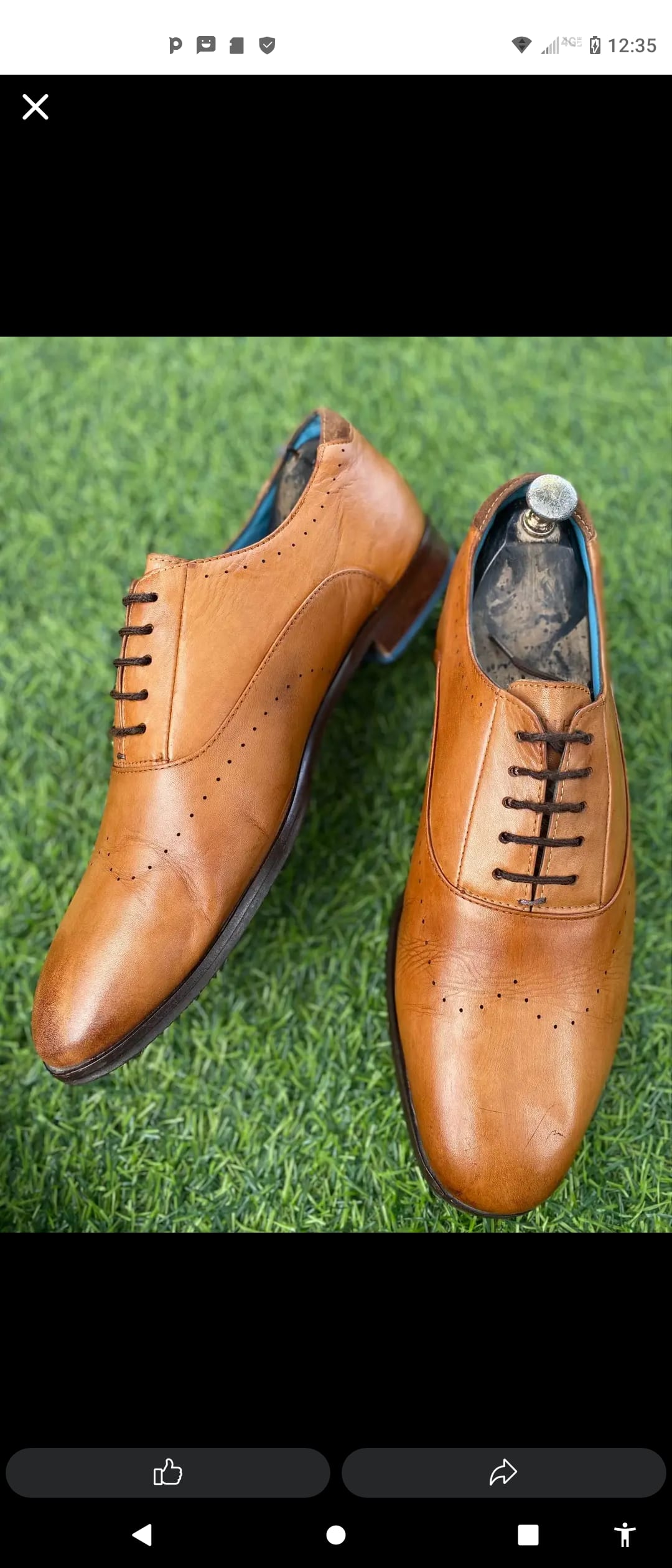 Chaussures en cuir tressé marron - Chaussures de ville élégantes