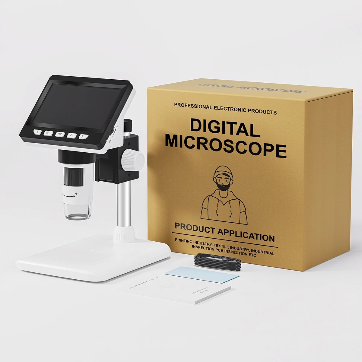 Microscope Numérique Professionnel avec Écran LCD