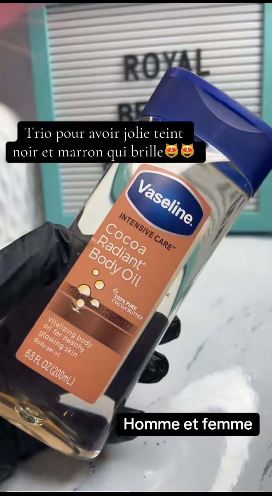 Vaseline Intensive Care Cocoa Radiant Body Oil 200ml