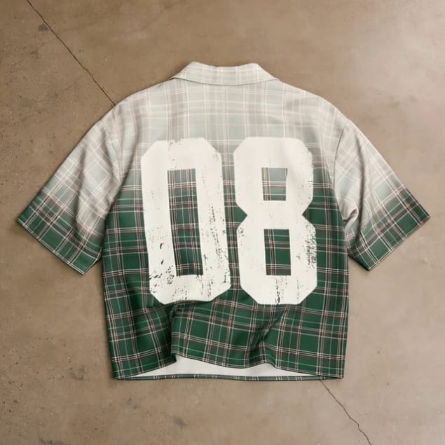 Chemise carreaux vintage '08 - Style streetwear