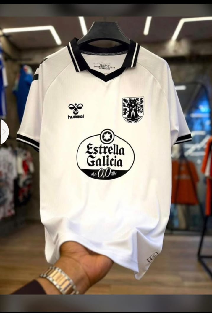 Maillot de football Hummel Estrella Galicia - Blanc