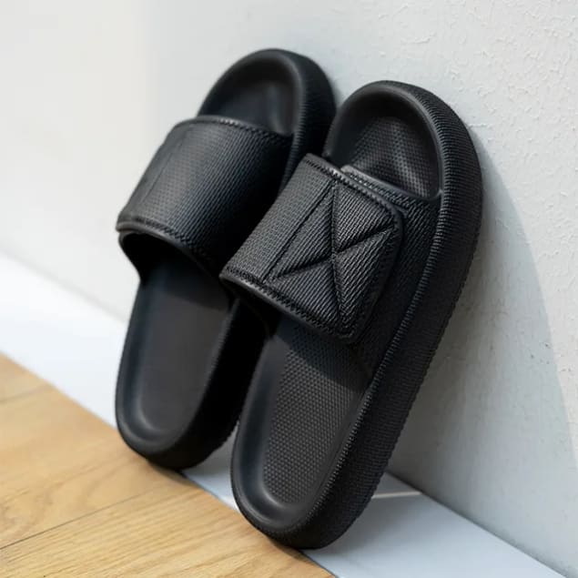 Sandales de luxe noires avec nœud papillon