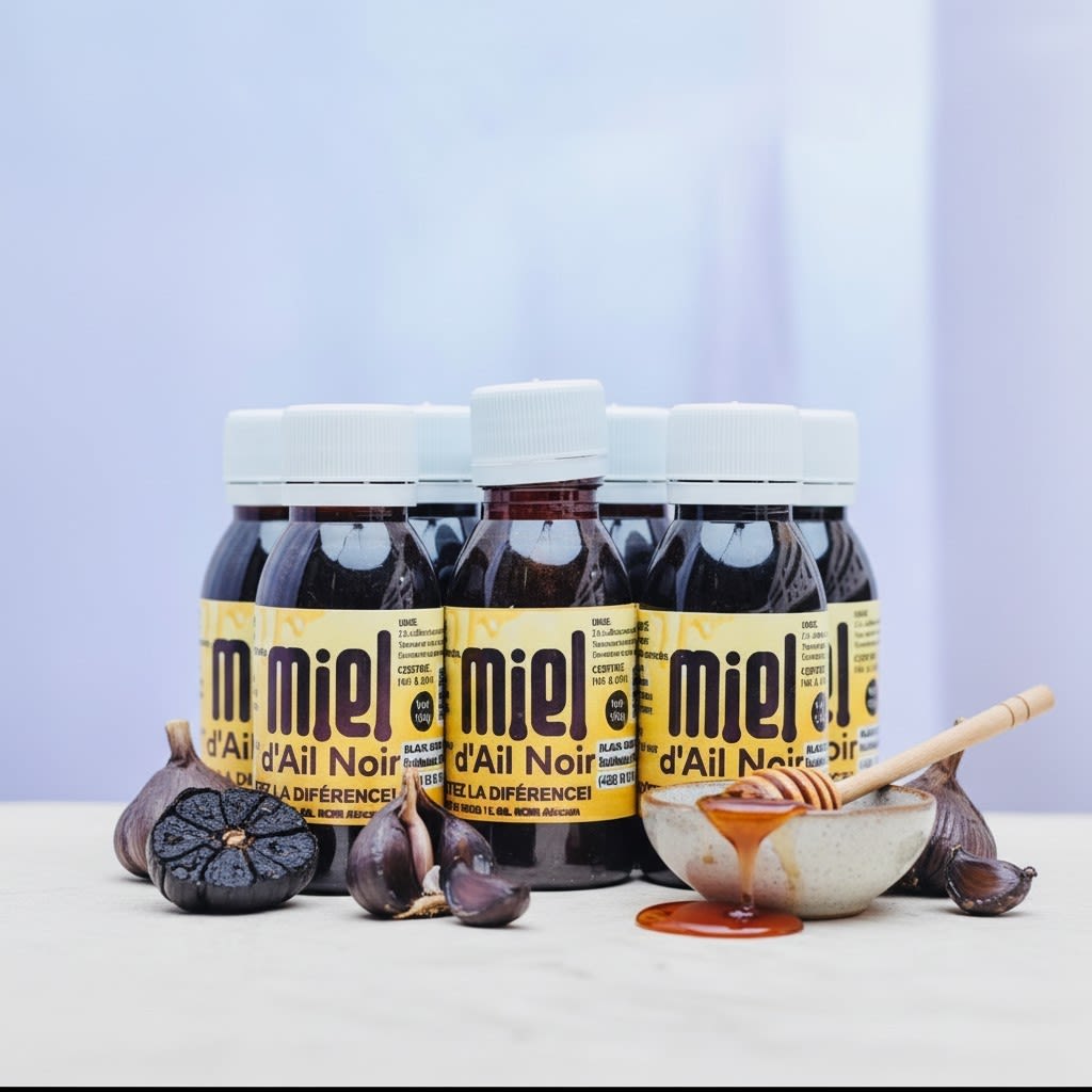 Miel d'Ail Noir - Produit Naturel de Qualité Premium
