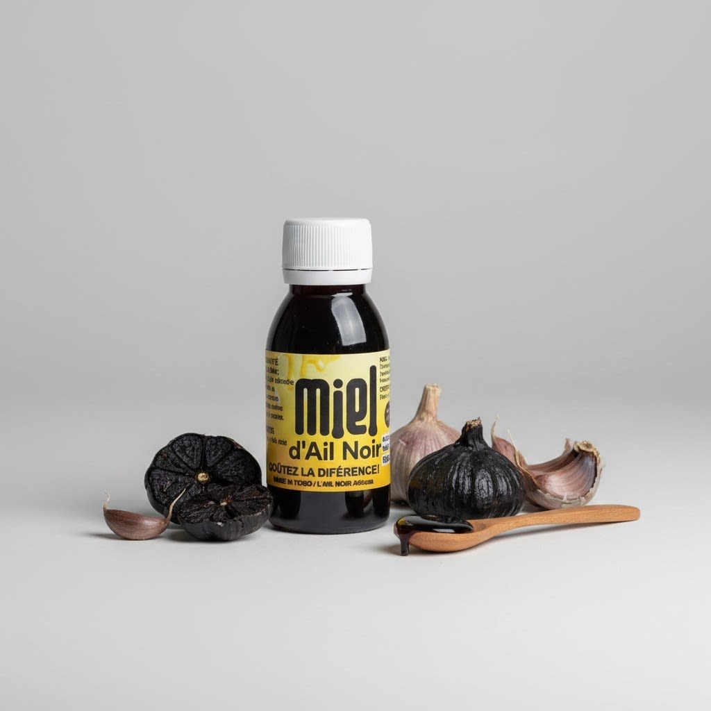 Miel d'Ail Noir - Produit Naturel de Qualité Premium