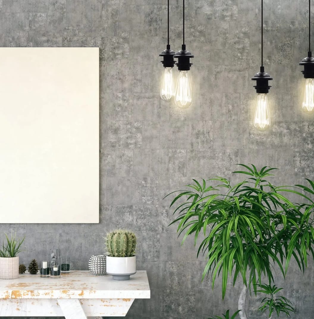 Suspension luminaire design noir - Lot de 3 lampes pendantes