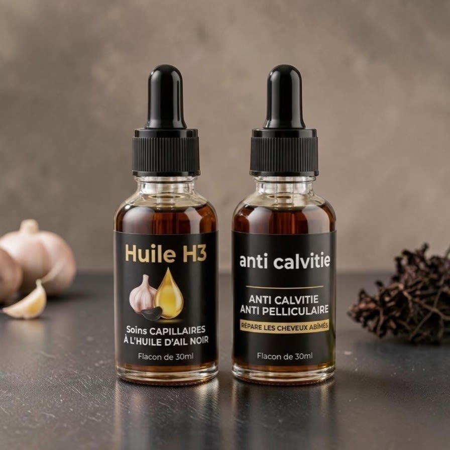 Sérum Capillaire Huile H3 et Anti Calvitie 30ml