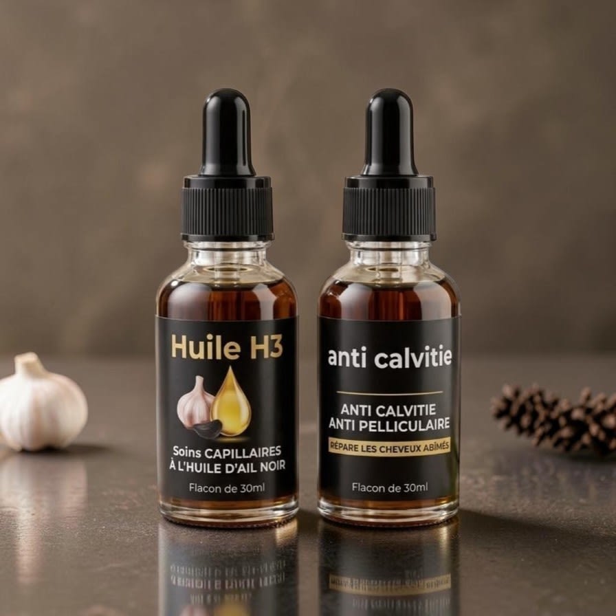 Sérum Capillaire Huile H3 et Anti Calvitie 30ml