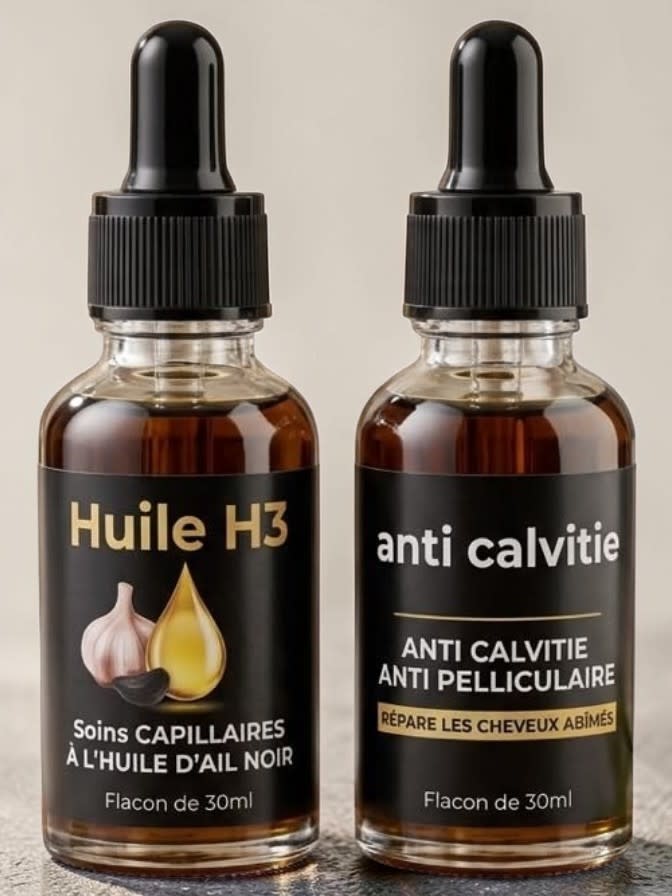 Sérum Capillaire Huile H3 et Anti Calvitie 30ml