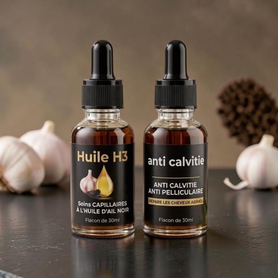 Sérum Capillaire Huile H3 et Anti Calvitie 30ml