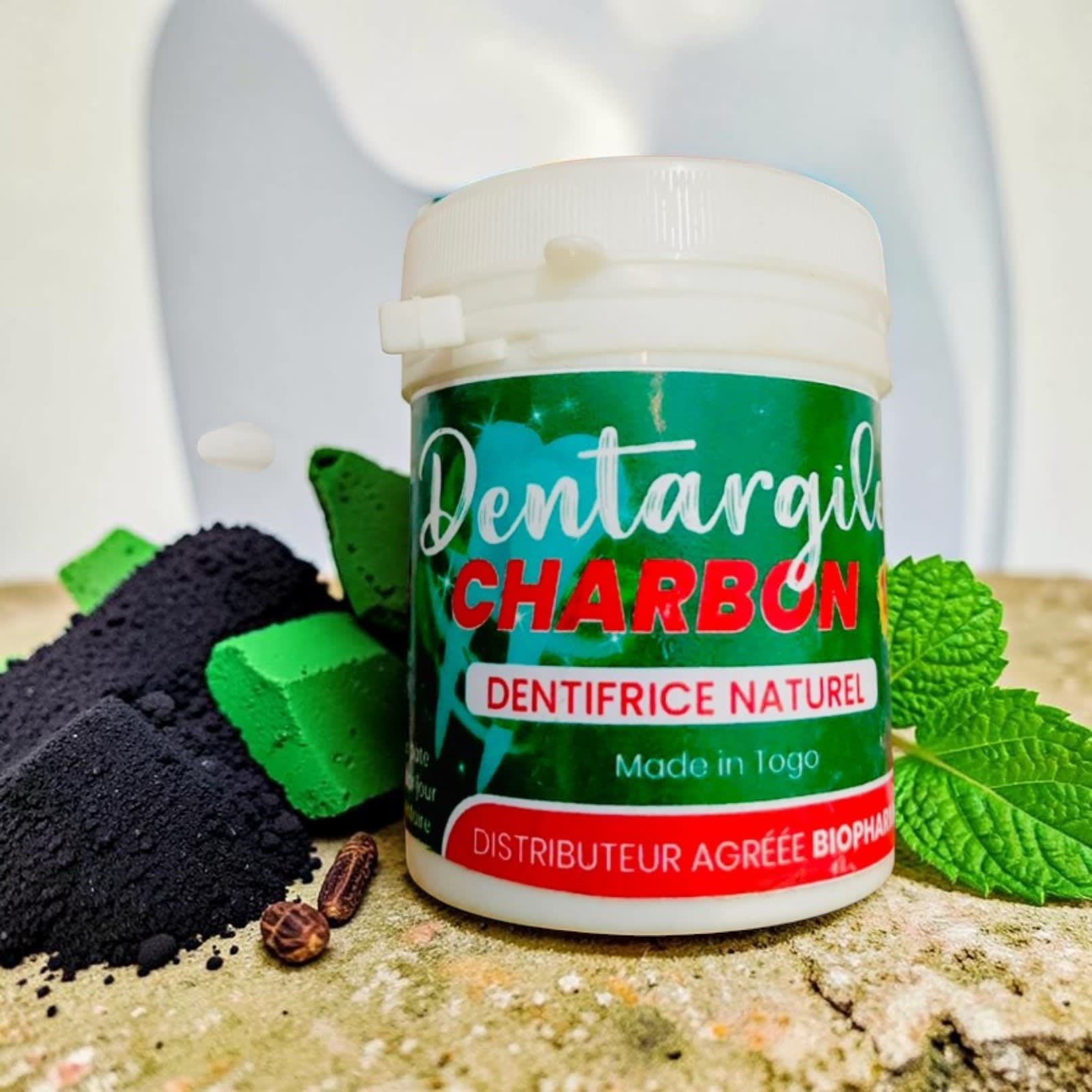 Dentifrice Naturel Charbon Dentargile - Made in Togo