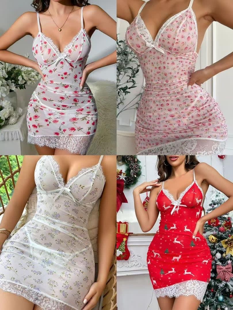Pyjama combinaison femme motif lèvres rose