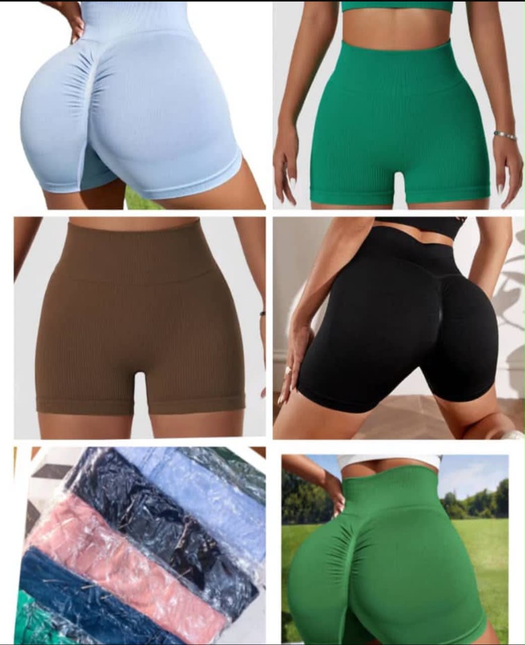 Lot de shorts côtelés pour femme - Plusieurs couleurs