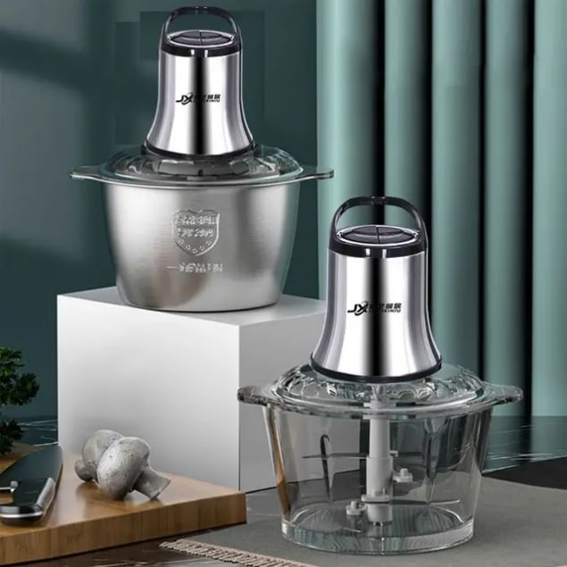 Hachoir électrique multifonction – Inox 2L