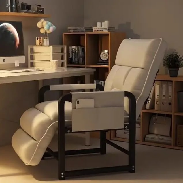 Fauteuil Relax Inclinable avec Repose-pieds - Confort Bureau/Salon