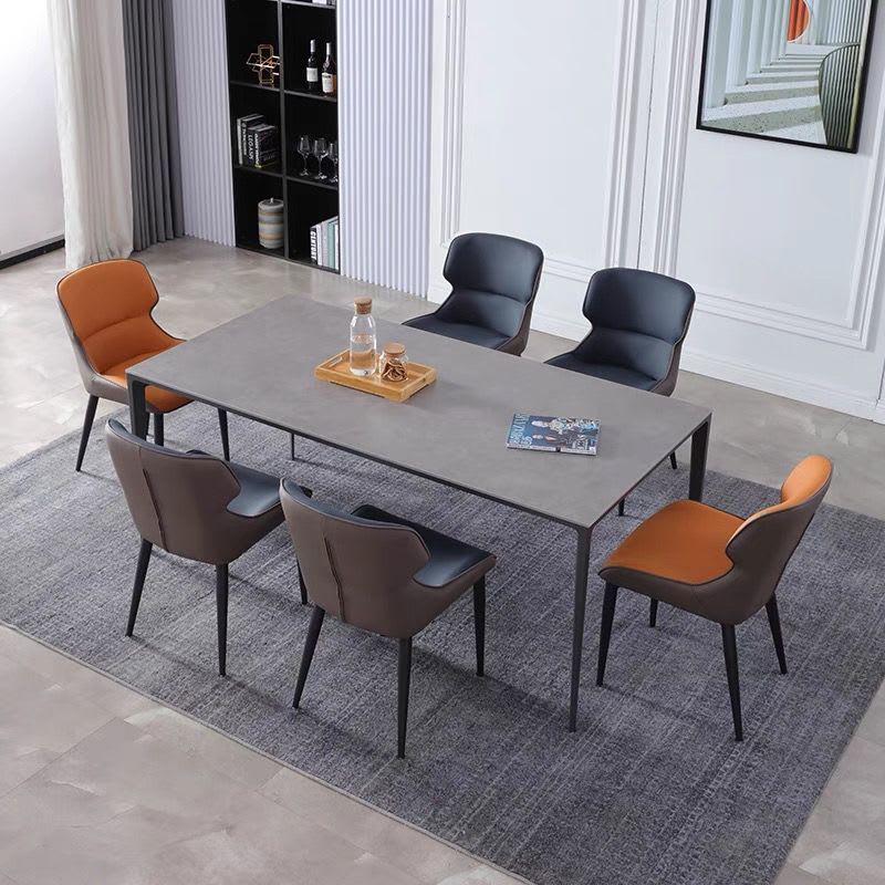 Ensemble de salle à manger table + 4 chaises design moderne