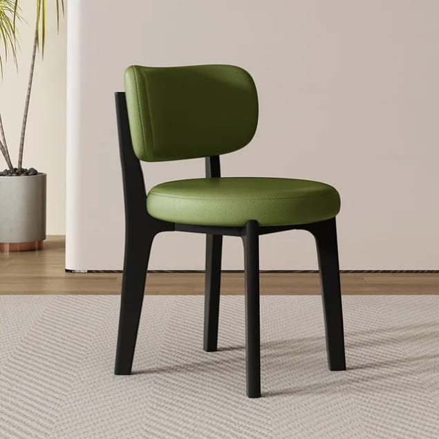 Chaise design moderne pieds noirs - Confortable et élégante