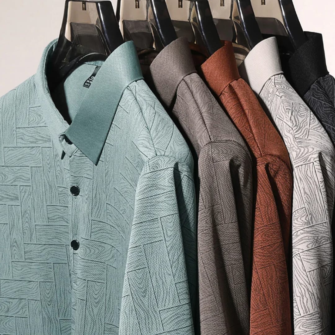 Lot de 6 chemises homme manches courtes - Motifs géométriques
