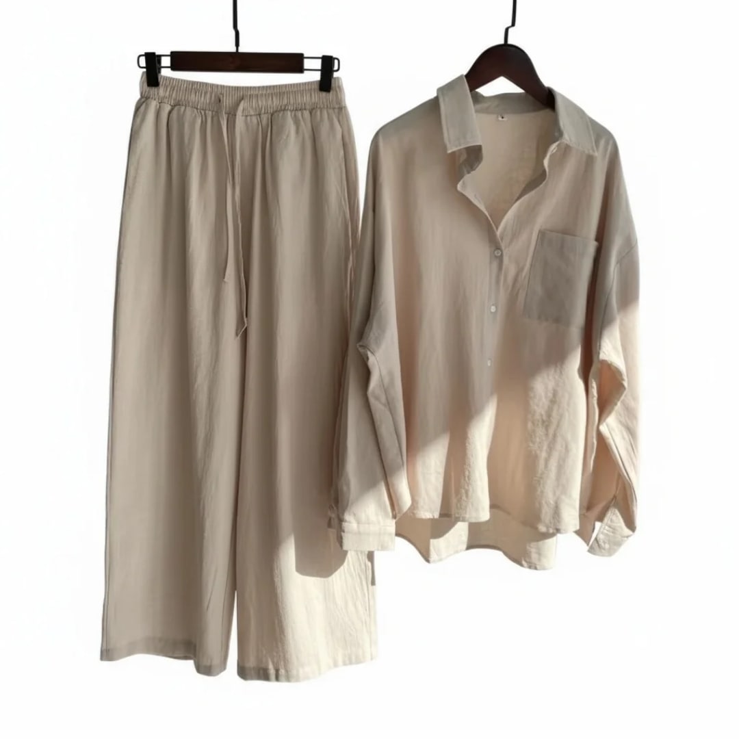 Ensemble chemise et pantalon large - Lot de 3 tenues