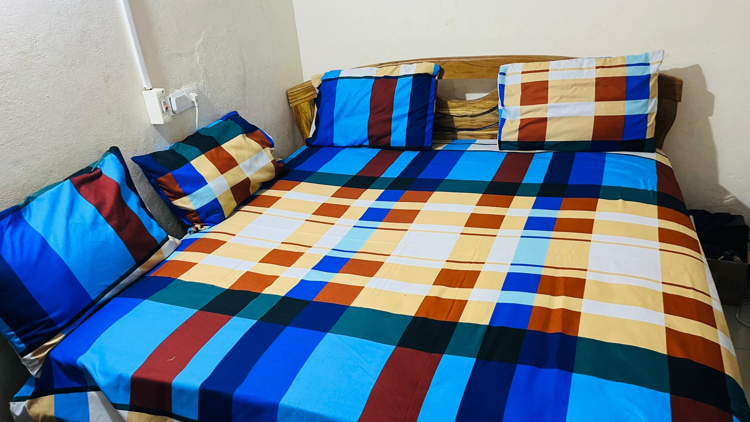 Lot de 3 parures de lit colorées - Housses de couette et taies