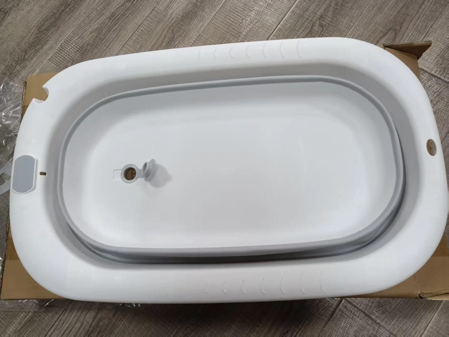 Baignoire pliante pour bébé avec thermomètre numérique
