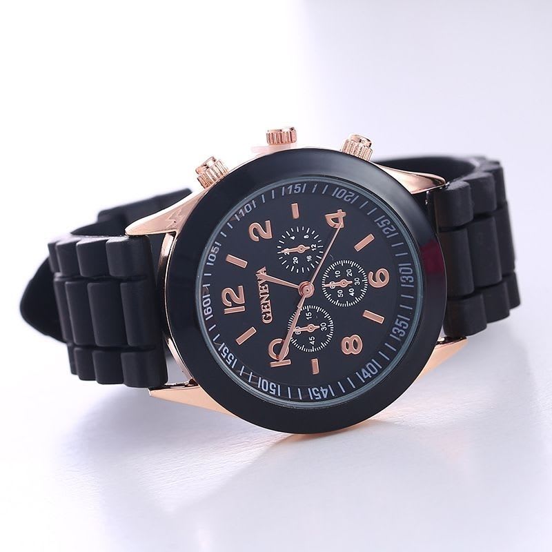 Lot montres chronographe GENEVA + bracelets accessoires mode