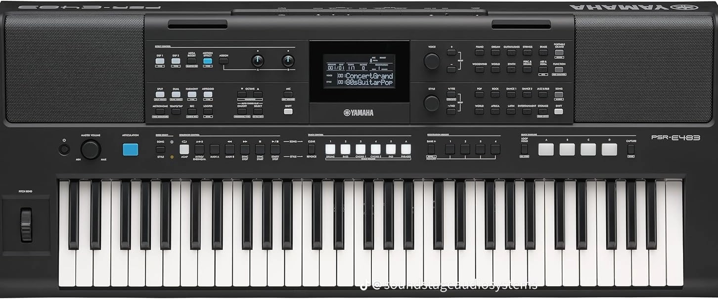 Yamaha PSR-E473 - Clavier Arrangeur 61 Touches Neuf