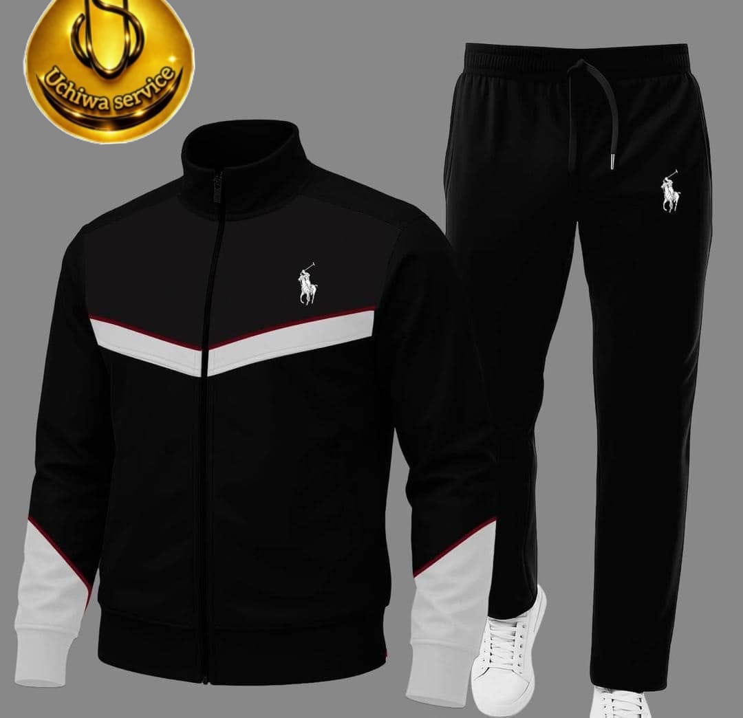 Ensemble survêtement homme - Veste et pantalon avec logo équestre