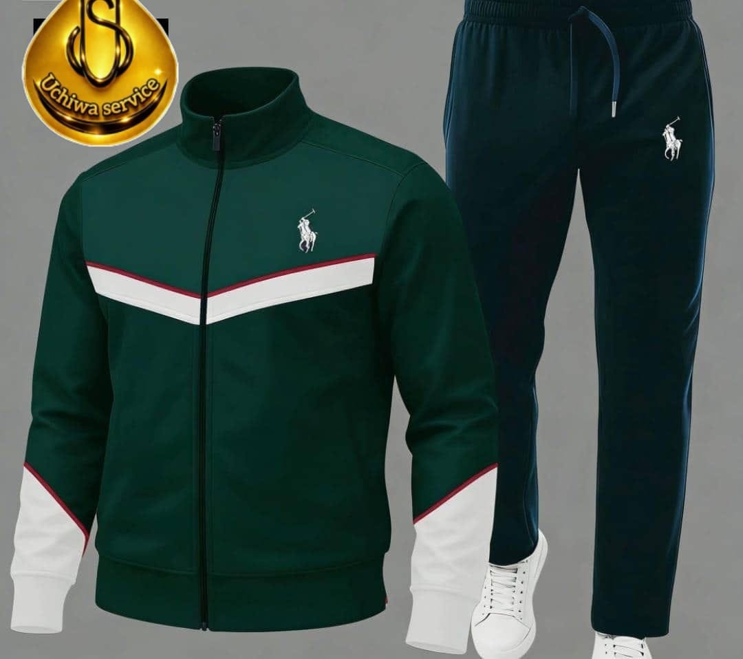 Ensemble survêtement homme - Veste et pantalon avec logo équestre